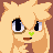 Pixel art avatar of Sundae as a character from Cave Story, using Sue Sakamoto's portrait as a base.